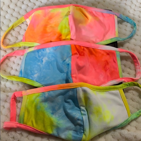 SALE Colorful Tye Dye Cotton Face Masks - Picture 4 of 4